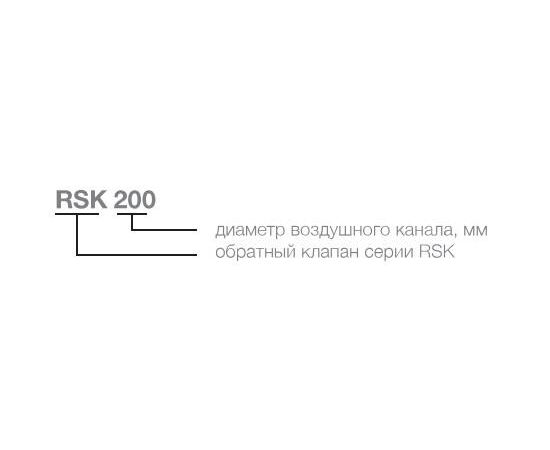 Обратный клапан rsk 160