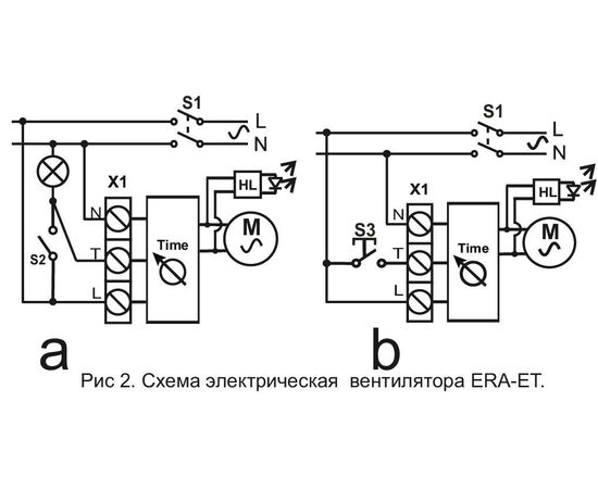 Вентилятор осевой вытяжной era 6c с обратным клапаном d150